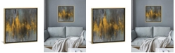 iCanvas Black and Gold Abstract by Danhui Nai Gallery-Wrapped Canvas Print - 18" x 18" x 0.75"